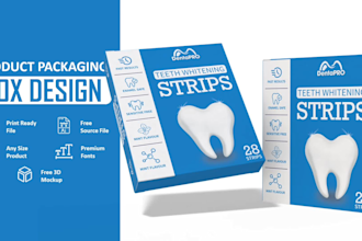 do product packaging design, product box design, mailer box design
