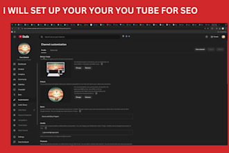 create and setup youryoutube channel