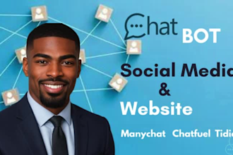 create social media chatbot using manychat and chatfuel