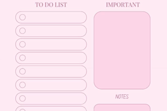 create digital planar, notebooks, journal designs for you