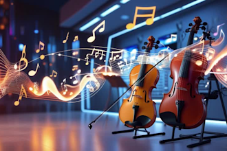 create ai generated jingles with live violin and viola
