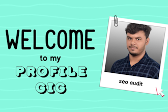create an expert technical SEO audit report in your website