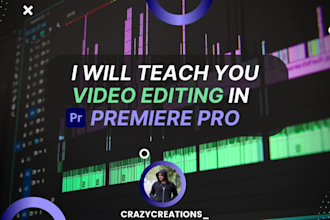 teach video editing in premiere pro
