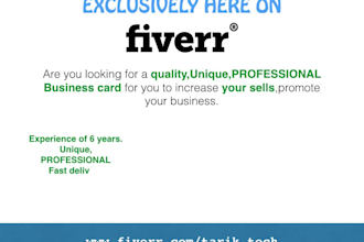 make stylish and professional business card
