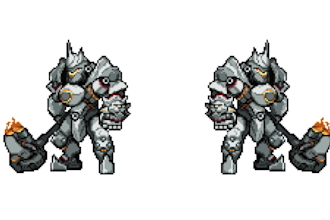draw 2d sprite sheet pixel game art pixel animation retro pixel art pixel nsfw