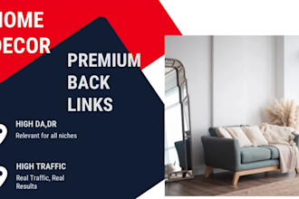 publish home decor guest posts with SEO backlinks