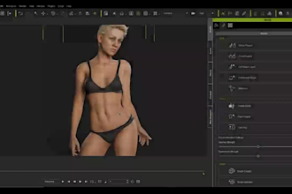 do 3d realistic human character model