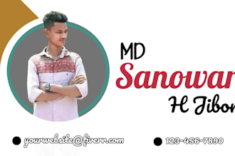 create a cover photo design