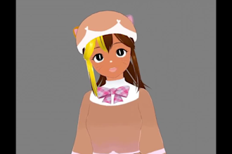 do a vroid 3d character for you