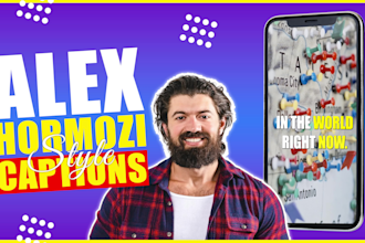 edit alex hormozi style captions for instagram and tik tok