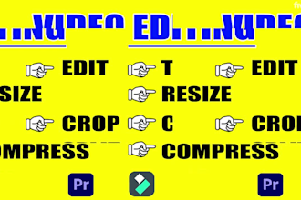 cut, split, merge, compress or convert video