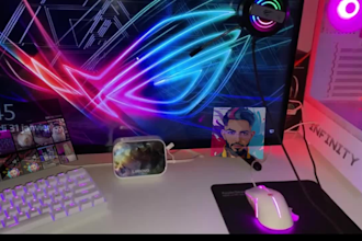 create a unique holographic video with after effects