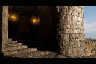 make 3d game environment procedural terrains game map unreal unreal5 environment