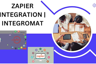 fix, setup zapier integration, integromat automation, workflow using zoho