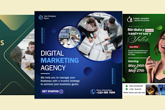 design professional templates for social media