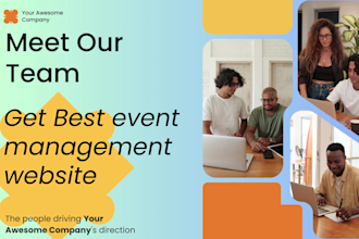 do wedding planing,event management wordpress website fully dynamic