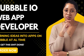 bubble io developer saas mvp marketplace expert adalo flutterflow app