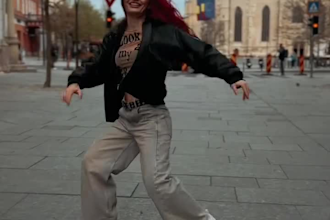 create fire catch female tiktok dance video for your song