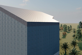 do 3d model and rendering fore your logistics warehouse