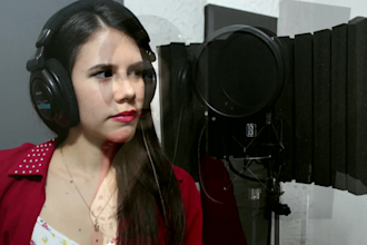 record a bilingual voiceover in english or spanish