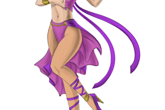 draw your character with attractive detail