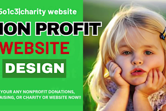 build a nonprofit ngo charity donation website