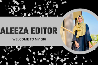 do elite video editing and top notch designing within24hours
