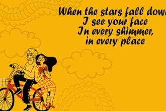 create animated hand drawn lyric video