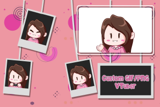 make pngtuber or animated giftuber for vtuber streamer