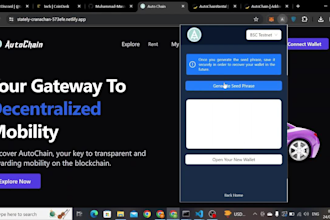build web3 dapp smart contract as blockchain developer