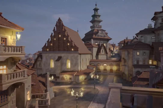 create 3d environment in unreal engine 5 environment of your choice