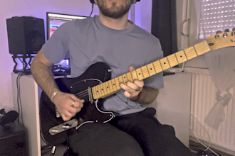 record HQ guitar tracks for you, professional guitarist