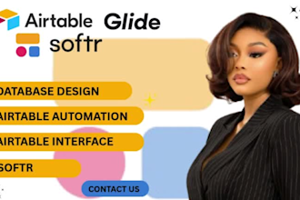 design airtable, airtable integration, glide app automation, airtable ai, softr