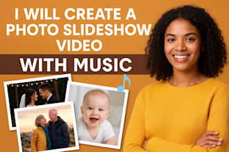 create a photo slideshow video with music