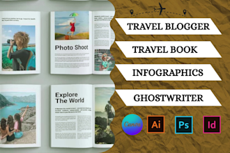write design format ghostwrite edit research travel ebook travel ebook layout
