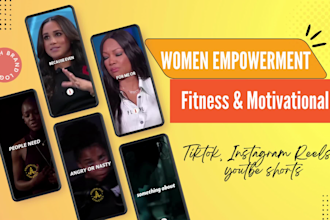 make 100 women empowerment motivation tiktok, reel or short