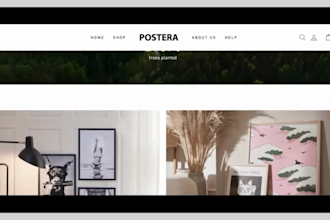 design wall art shopify store posters website print on demand canvas art website