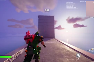 fortnite map uefn, unreal engine, escape prison, obby pakour map, pillar map