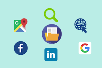 build list of leads from google, linkedin and facebook