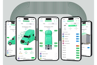 build truck transportation management app with driver and vehicle tracking
