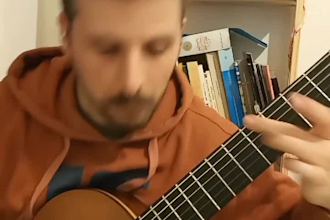 recording classical spanish guitar part from your song