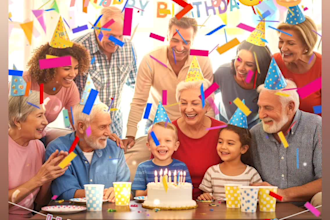 create memorial slideshow up to 500 photos