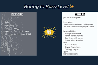 write compelling job descriptions and offer letters
