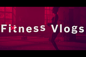 edit gym workout, cardio, professional fitness vlogs and tutorials