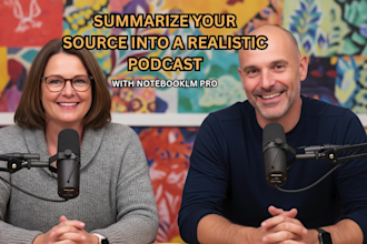 create an ai podcast from any source with 2 hosts in any language