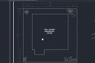 redraw floor plans from sketch or PDF into autocad dwg