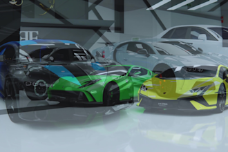design 3d car showroom, bike, dealership, motorhome, motorcycle, truck, van, bus