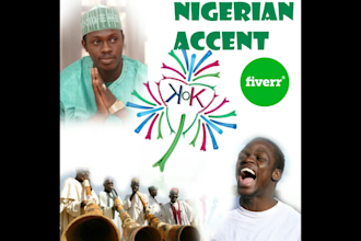 record an african accent voiceover