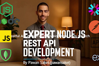 build custom nodejs expressjs rest apis for your web app