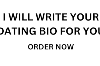 write your tinder bio on your profile